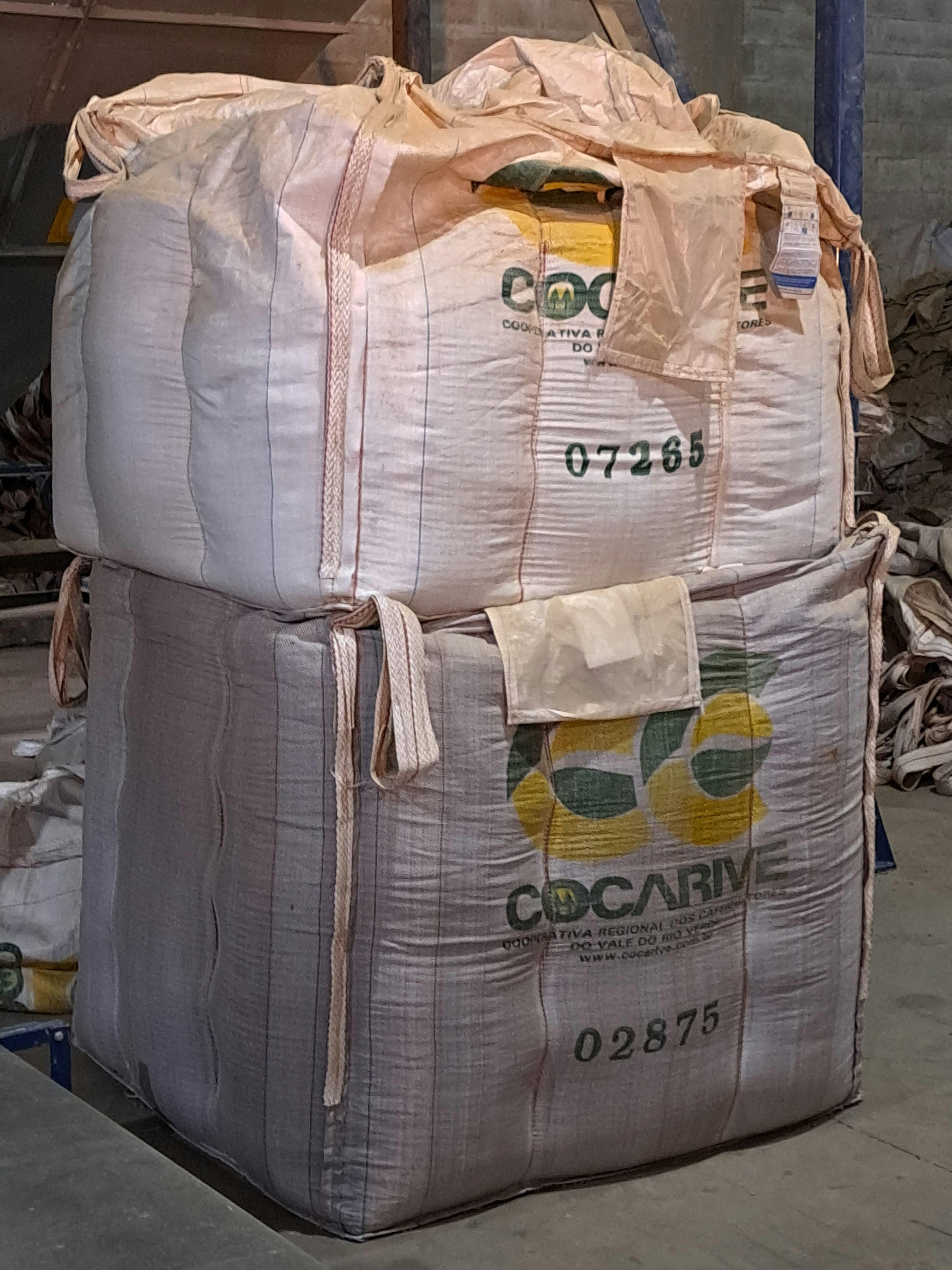 a large bag with the number 07265 on it